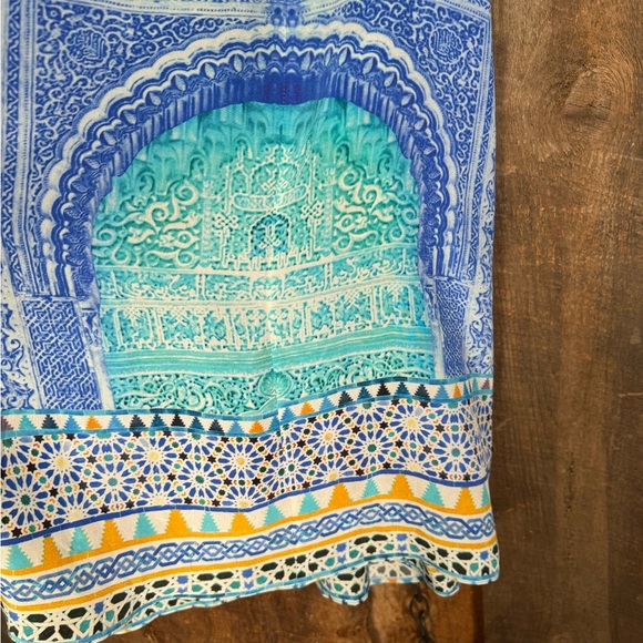 Camilla Wide Leg Sultans Gate Silk Pants - Size Small - Picture 8 of 14